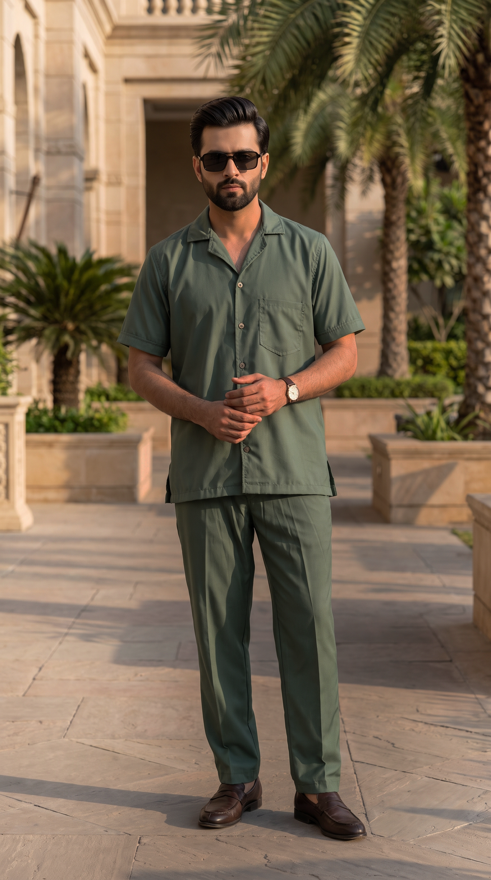 Sage Green Resortwear Co-ord Set